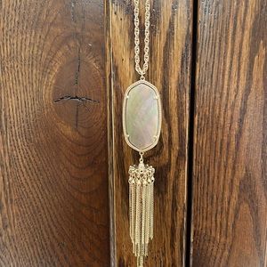Kendra Scott Rayne Rose Gold Long Pendant